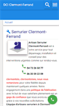 Mobile Screenshot of dci-serrurier-63.com